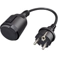 thumbnail image 4 of Toptekits CEE7/7 European Schuko Male to Female Extension Cords with Waterproof Cover, 16A 250V, 6ft/2m,2-Prong European Germany CEE 7/7 M/F Extension Cable (6ft/2m), 4 of 8