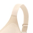thumbnail image 4 of Npasoilc Plus Size Button Front Sports Bra for Women Adjustable Straps Wireless Yoga Bras Front Closure No Underwire Bra，Full Coverage Bras, 4 of 5