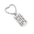 thumbnail image 2 of Xinyolin English Letter I Love You For Who You Are Keychain, Key Ring Holder, 2 of 8