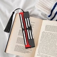 thumbnail image 4 of Kdxio Firefighters USA Flag Print Metal Tassel Bookmarks,Perfect Gift for Art Lovers and Bookworms Metal Bookmarks for Women, 4 of 8