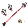 thumbnail image 3 of Metal Gear Drive Shaft Kit Set Complete Transmission Shaft RC Car Parts For WLtoys Upgrade 1:14 Set, 3 of 9