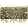 thumbnail image 2 of Beck 14x11 White Modern Wood Framed Museum Art Print Titled - Jackson Michigan - Beck 1881, 2 of 4