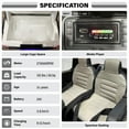 thumbnail image 4 of VOLTZ TOYS Ford Super Duty F450 Dually 2 Seaters 24V Ride-on Truck with Dual Rear-Wheel, Remote Control, EVA Tires, Licensed, 4 of 6