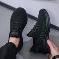 thumbnail image 4 of Men's Running Shoes Lace‑Up Knit Upper Athletic Sneakers with Curved Midsole for Daily Walking and Casual Outdoor Everyday Activities, 4 of 7