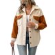 thumbnail image 1 of Long Sleeves Coat, Polyester Fiber Single Row Button Flap Pockets Lapel Coat  For Indoor ANGGREK Albaricoque S, 1 of 8