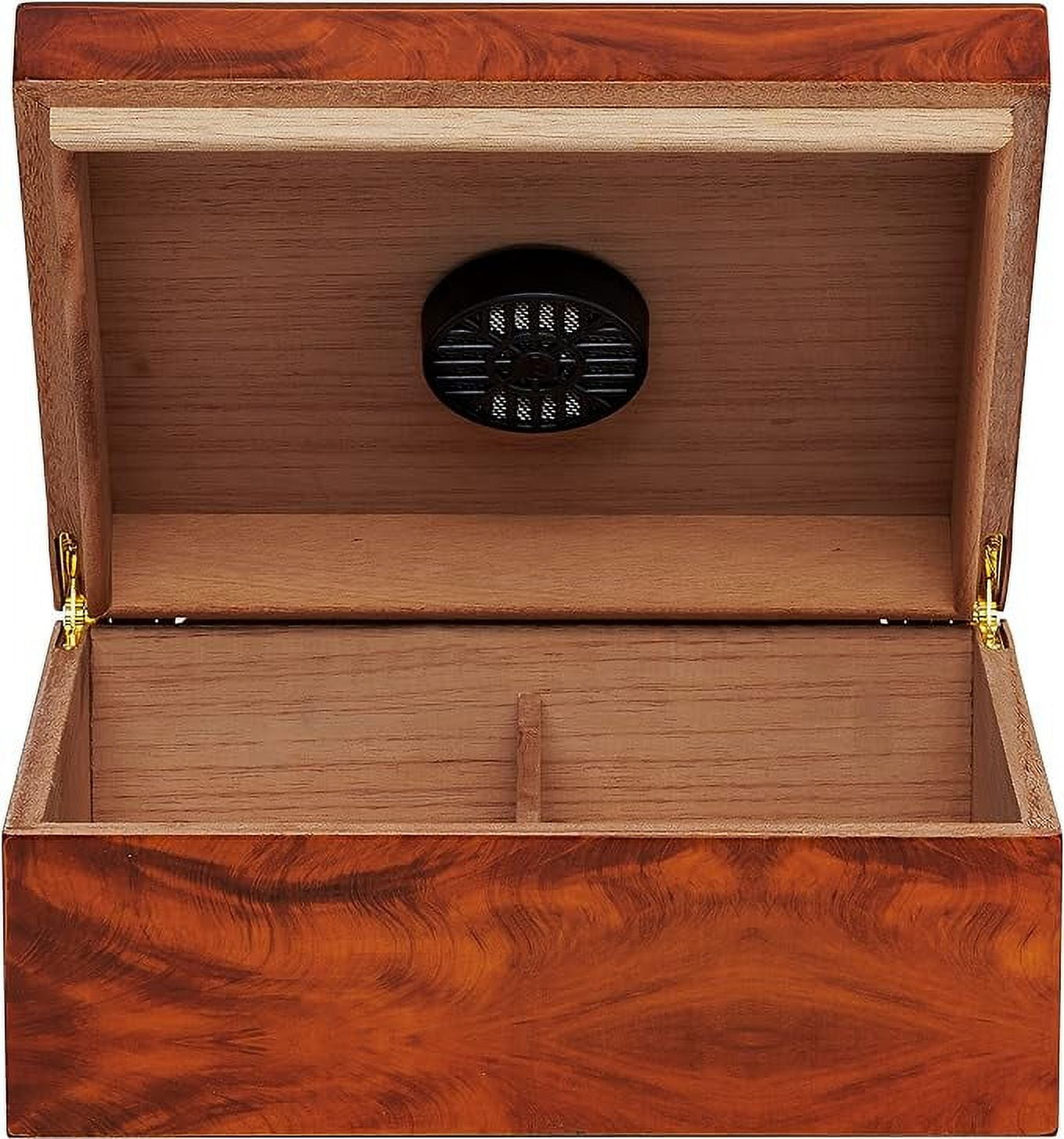 Humidor Supreme Orleans Group Burl Humidor, 40 Count