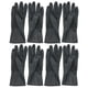 thumbnail image 1 of EeaseMX 4 pares de guantes de peluquería, impermeables, antideslizantes, de goma, largos y protectores para el hogar, jardinería y tienda (talla S, negro)., 1 of 8