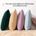 thumbnail image 6 of Pack of 2 Pillow Covers Square Decorative Cushion Covers for Bed Couch Sofa Bench,Light Gold, 6 of 7