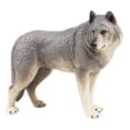 thumbnail image 2 of jifeng Lifelike Simulation Animal Figures Miniature Ornament Realistic for Party Favors Wolf, 2 of 9