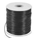 thumbnail image 1 of Cuerda de poliéster encerada Uxcell, 175 yardas 1.5mm hilo de cuentas encerado para hacer joyas/manualidades hechas a mano [Negro], 1 of 1
