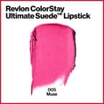 thumbnail image 2 of Revlon ColorStay Ultimate Suede Lipstick, Longwear Soft, Ultra-Hydrating High-Impact Lip Color, Formulated with Vitamin E, 005 Muse, 0.09 oz, 2 of 5