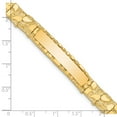 thumbnail image 3 of Primal Gold 14 Karat Yellow Gold 10.0mm Nugget ID Bracelet, 3 of 4