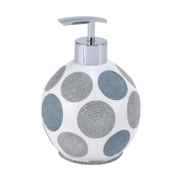 Dotted Circles Lotion Pump White