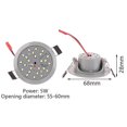 thumbnail image 3 of 1pc LED Downlight Lamp 5W 220V Integrated Light Cup LED Ampoule SpotLight Double Round Ceiling Recessed Umbrella LED Corn Bulb, 3 of 5