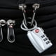 thumbnail image 2 of Candado con cable de 3 dígitos, candados de equipaje aprobados por la TSA para maletas, casilleros de gimnasio, equipaje de viaje (paquete de 2, Azul), 2 of 5