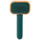 thumbnail image 1 of Cepillo de aseo para mascotas, profesional, antioxidante, para eliminar pelos sueltos y limpiar. verde naranja, 1 of 5