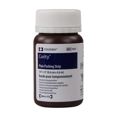 Covidien 7631 Curity Wound Packing Strip Cotton Non-impregnated 1/4 Inch X 5 Yard Sterile (Each)