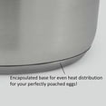 thumbnail image 3 of Cook Pro 4 Cup Egg Poacher All in One 2.5 Qt Stainless Steel Lidded Saucepan, 3 of 7