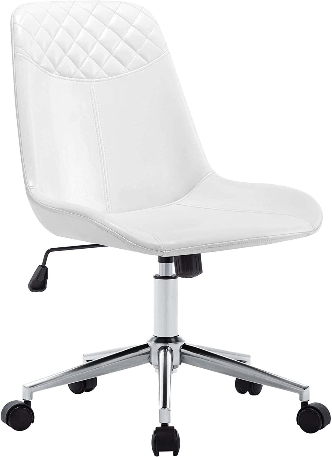 Duhome Faux Leather Office Chair Modern Desk Chair on Wheels Swivel