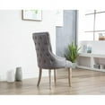 thumbnail image 2 of White Marble 7pc Dining Set with Silver Stainless Steel and 6 Chairs, 2 of 4
