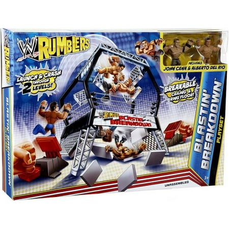 WWE Wrestling Rumblers Series 2 Blastin' Breakdown Mini Figure Playset