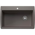 thumbnail image 3 of Blanco 442917 33.5 in. Diamond Super Single Dual Mount Kitchen Sink, Coal Black, 3 of 3