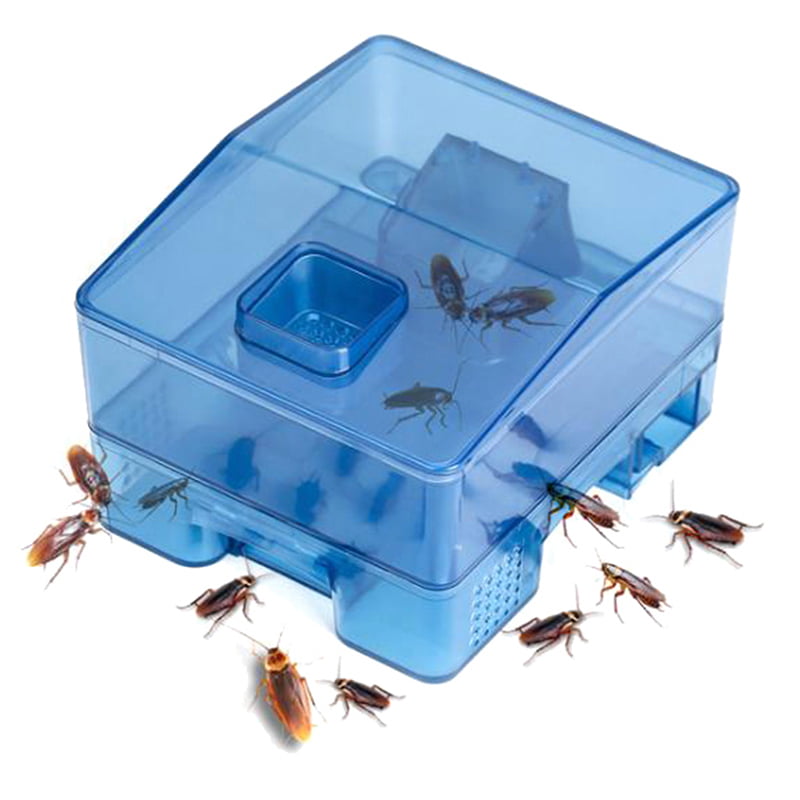 Cockroach Box Killer Catcher Trap Bug Bait Insect Control Roach Reusable W nh3 