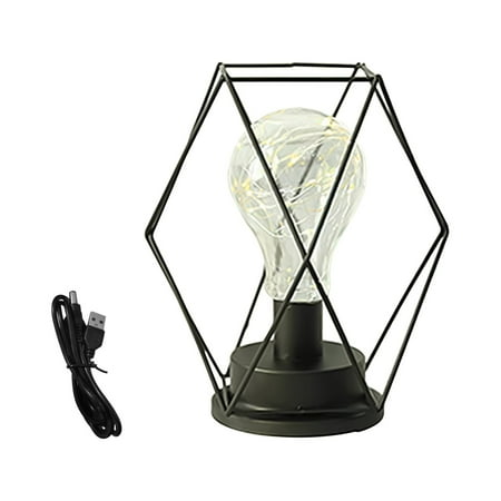 

Aihimol Metal LED Lantern Battery Powered Light With LED Edsion Style Bulb Night Light Great For Weddings Parties Patio Events For Indoors