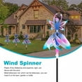 thumbnail image 3 of 2PCS Lucky Flower Wind Spinner Wind Spinners Outdoor Solar Wind Spinners Outdoor, Wind Spinners for Yard and Garden, 3 of 5