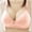 Pink, variant on Women's Traditional Thin Cup Wireless Bra with Print Design, Comfortable for Daily Wear, No Underwire for Freedom, Supportive Fit for All Bust Sizes,Light Gray 44