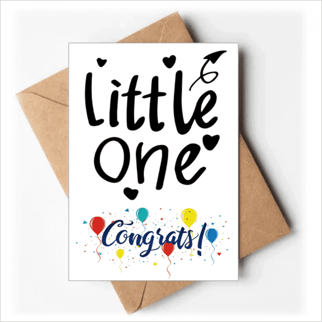 Poco de una cita Sobre de la Carta de felicitación de la tarjeta de matrimonio