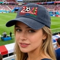 thumbnail image 2 of USA CAN MEX 2026 Soccer Hat, Adjustable Cotton Sport Baseball Cap – Merchandise Cap with Maple Leaf Flag Colors Curved Brim, 2 of 6