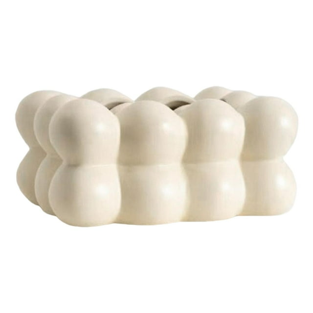 GROWTH TANK Ceramic Tissue Storage Case Napkin Holder Paper Holder Table Towel Facial Tissue Yellow
