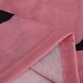 thumbnail image 3 of QLEICOM Women Stripe Tassels Short Sleeve Crewneck T-shirt Blouses Shirts Tops Pink 3XL, US Size 14, 3 of 7