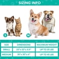 thumbnail image 3 of PetAmi Calming Dog Bed for Small & Medium Dogs and Cats, 23 Round Donut Dog Bed, Washable Fluffy Faux Fur Puppy & Cat Bed, Anti-Anxiety Plush Cuddler Pet Bed with Anti-Slip Bottom - Blue, 3 of 9