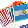 thumbnail image 4 of Set de banderas del país internacional de Juvale con soporte para 24 banderas, 4 of 8