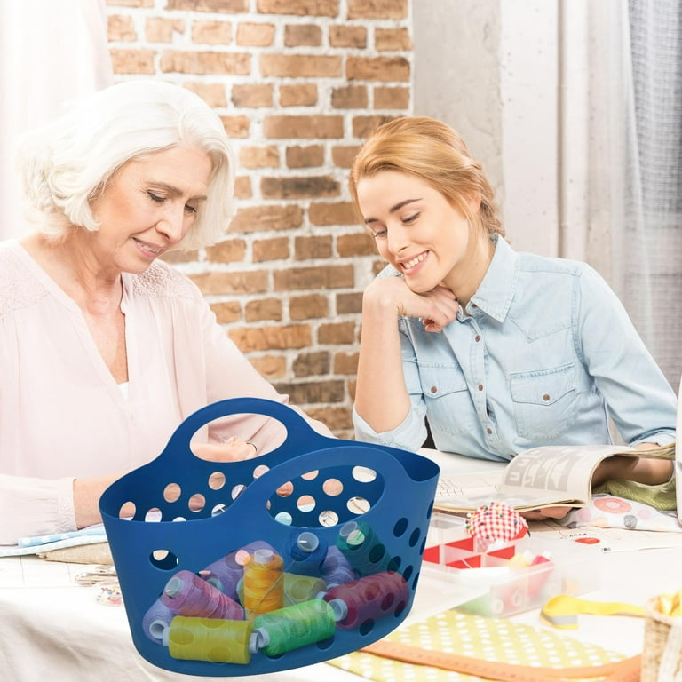 Plastic oval carry totes sales