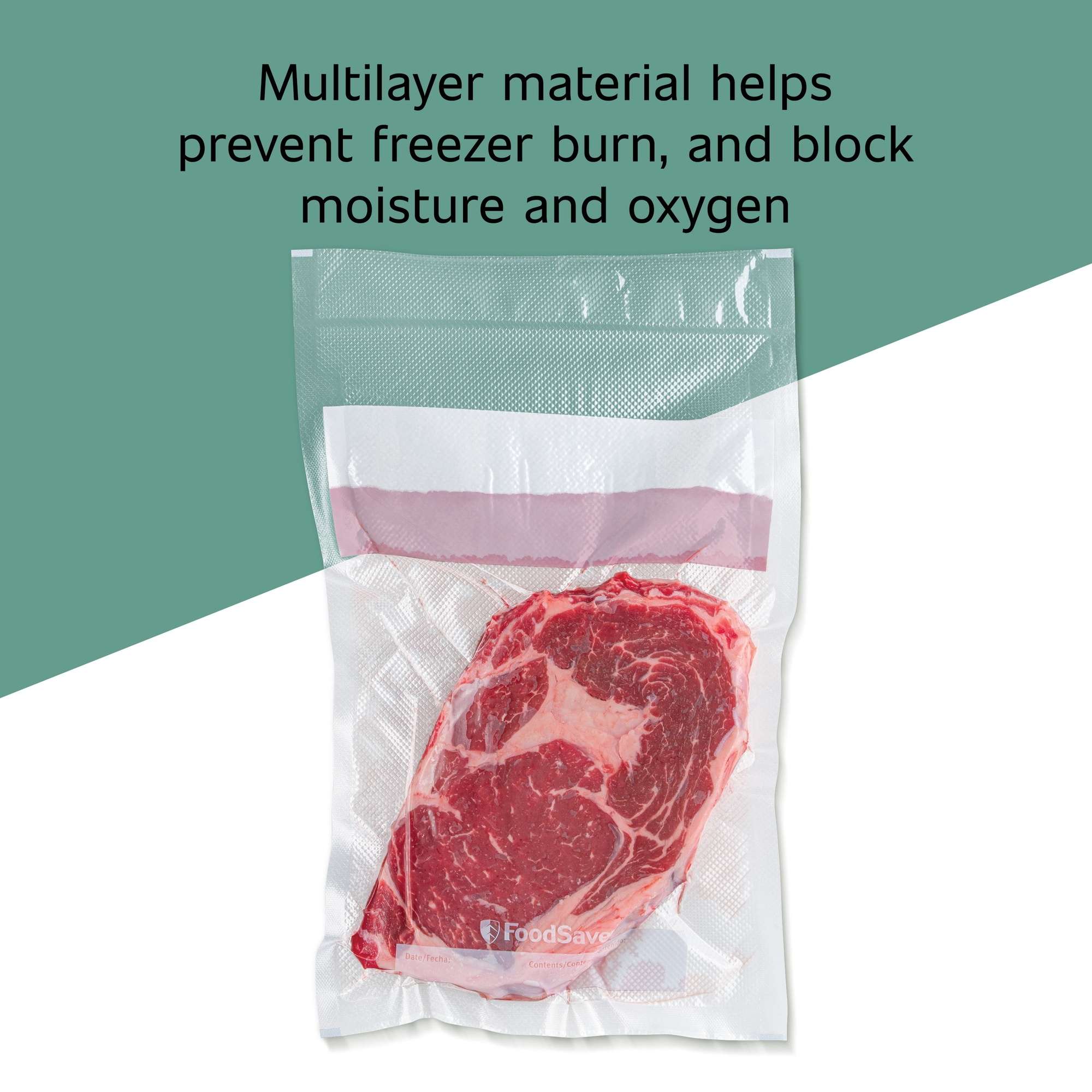 FoodSaver Liquid Block Vacuum Seal Bags, Quart Size, 12 Count photo 2