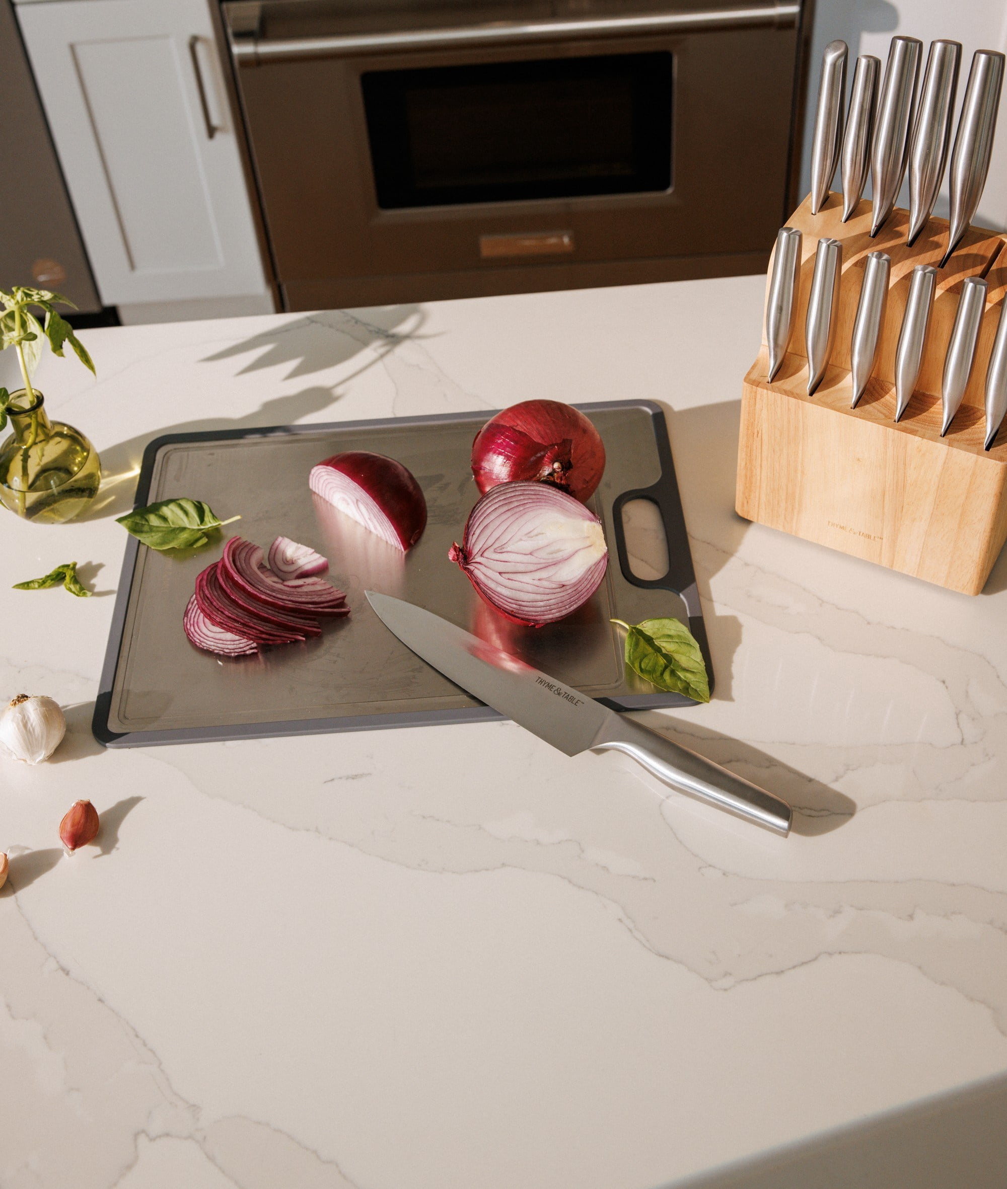 Thyme & Table Stainless-Steel Cutting Board