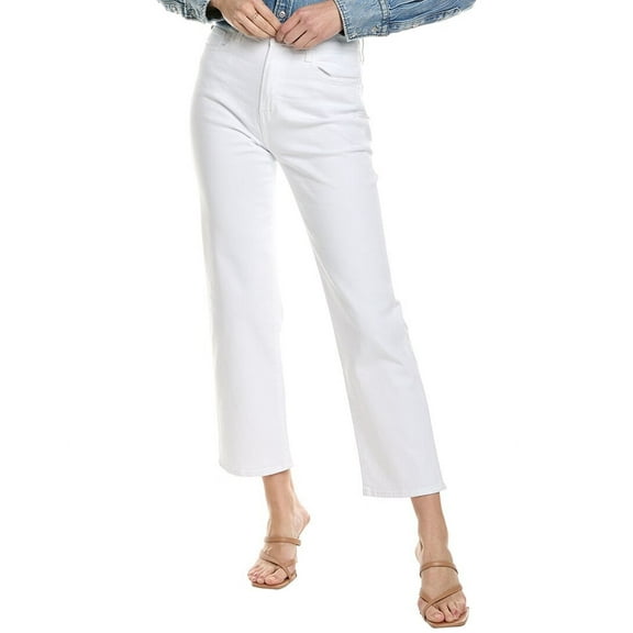 HUDSON Jeans womens Rosalie White High-Rise Wide Leg Jean, 30, White