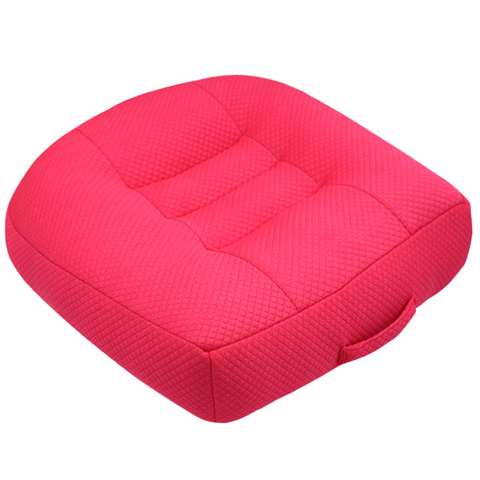 Black Car Booster Seat Cushion Heightening Height Boost Mat,Breathable Mesh Portable Car Seat Pad Fatigue Relief Suitable for Trucks,Cars,SUVs,Office Chairs,Wheelchairs 