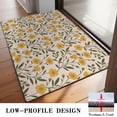 thumbnail image 3 of Yellow Green Leaf Flower Pattern Door Rugs,Washable Non Slip Door Mats Indoor,Decorative Door Mats,Entry Mat Indoor for Entrance,Bedroom,Kitchen,Bathroom,20"x32", 3 of 6