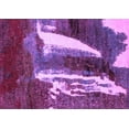 thumbnail image 1 of Ahgly Company Indoor Rectangle Abstract Purple Modern Area Rugs, 4' x 6', 1 of 4