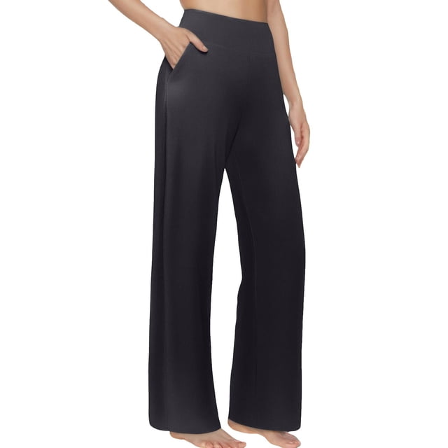 Pantalon de Yoga Femme Pantalon à Jambe Grand avec Poches Taille Haute Extensible Robe Décontractée Pantalon de Survêtement Short pour Femme Décontracté Été Combo Pantalon Petite pour Femme Travail Décontracté Pantalon de Survêtement Beige Femme Grande Taille