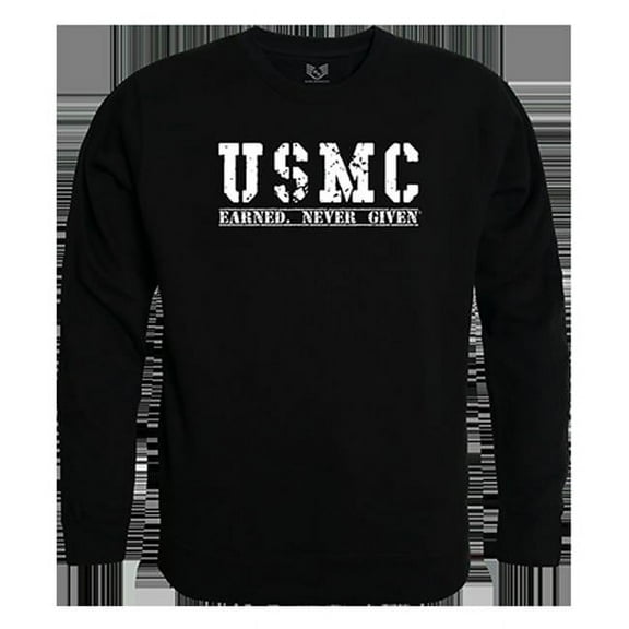 Earned 2 Graphic Crewneck Sweatshirt, Black - 2XL