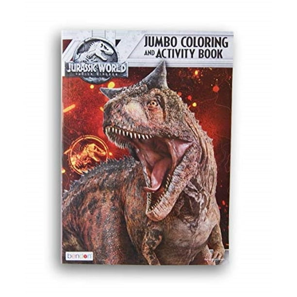 pix Blue Jurassic World Fallen Kingdom Coloring Pages lazy days jurassic world fallen kingdom jumbo coloring and activity book 96 pages