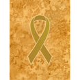 thumbnail image 1 of Carolines Treasures AN1209GF Gold Ribbon For Childhood Cancer Awareness Flag Garden Size, 1 of 3