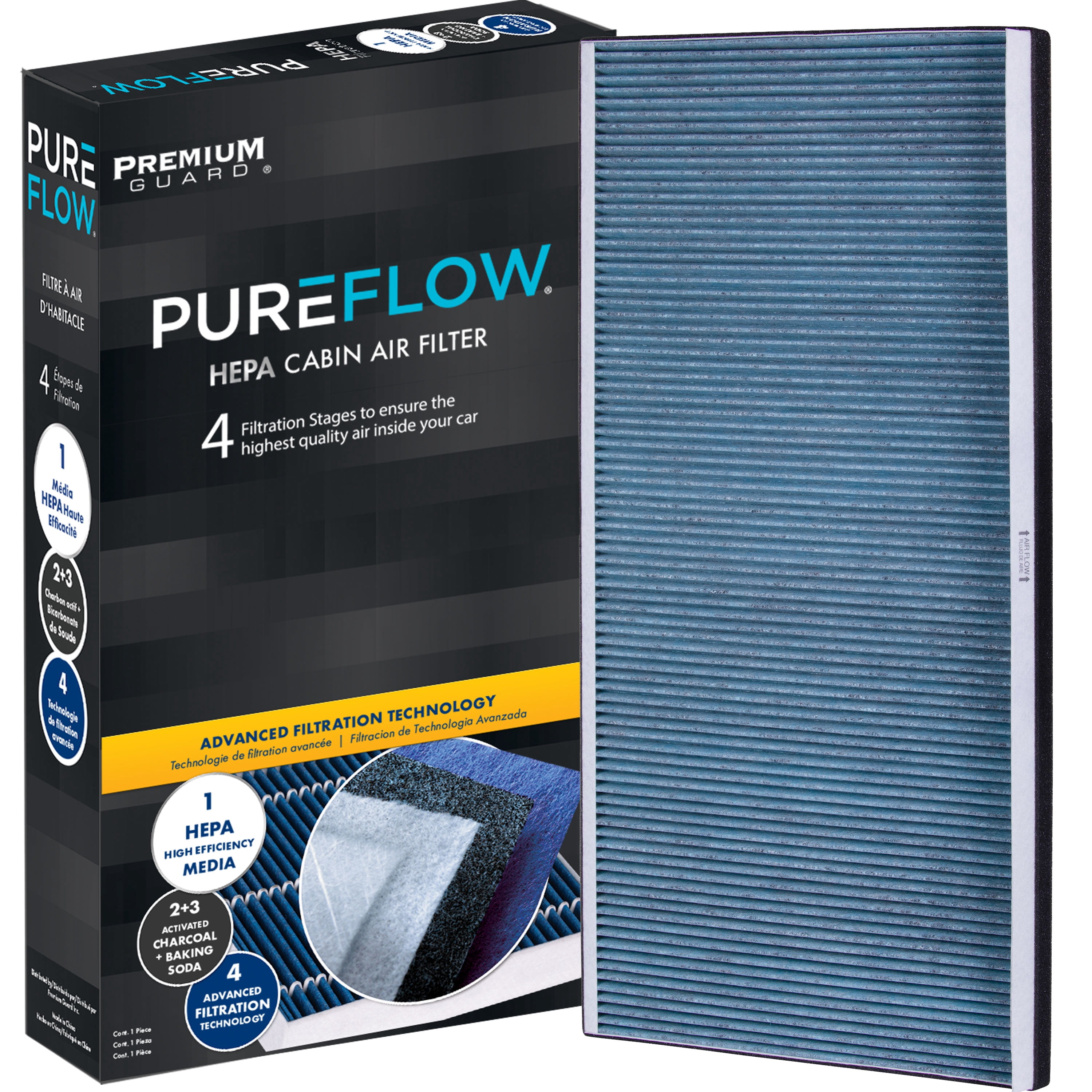PureFlow HEPA Cabin Air Filter PC99505HX | Fits 2016-2021 Tesla S