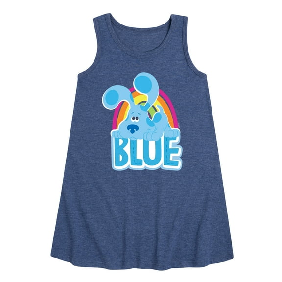 Blue's Clues & You! - Blue - Toddler and Youth Girls A-line Dress