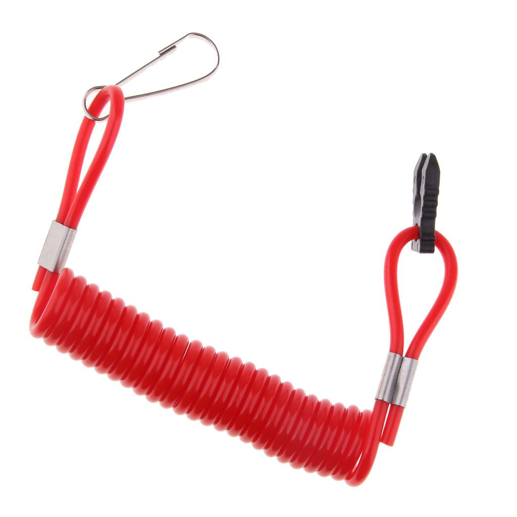 Boat Marine Kill Stop Switch Key Lanyard Fit for Outboard